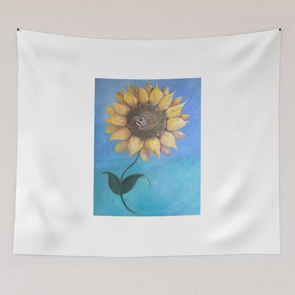 Item preview, Bee Happy Sunflower designed and sold by Feather Blessings Art  Laney Farley.