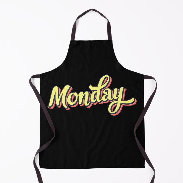 Item preview, Retro colorful font monday designed and sold by PrintsyGal.