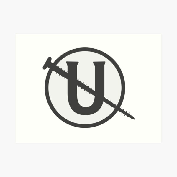 Holtzmann Screw U Necklace Ghostbusters Art Print