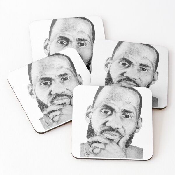Item preview, Retrato a lápiz de LeBron James designed and sold by BatemanBranding.