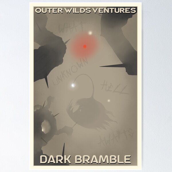 Artikel-Vorschau von Äußere Wildnis: Dark Bramble Reiseplakat, designt und verkauft von Odd Jobs & Magic.