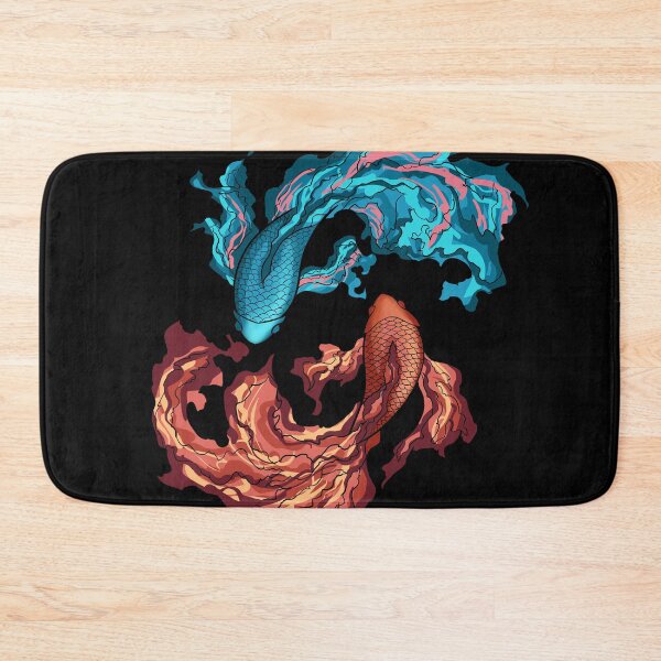 Item preview, Two Fishes (Black Background) designed and sold by TesniG.