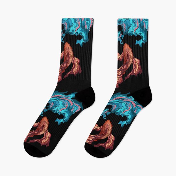 Item preview, Two Fishes (Black Background) designed and sold by TesniG.