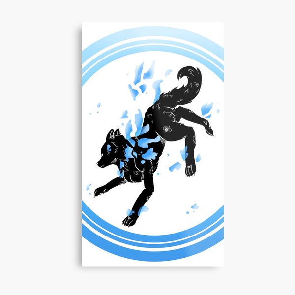 Moonlight Form Sorissa - Werewolf Queen Metal Print