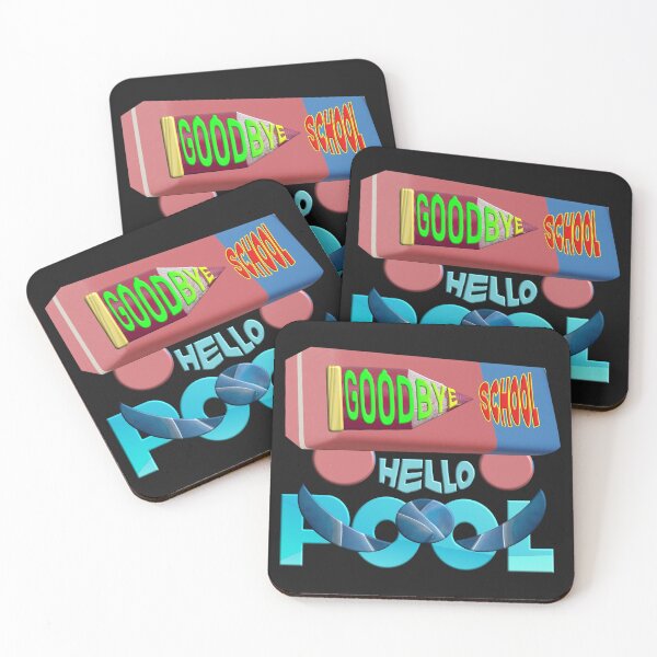 Item preview, GOODBYE SCHOOL HELLO POOL COOL SUMMER designed and sold by Ralek.