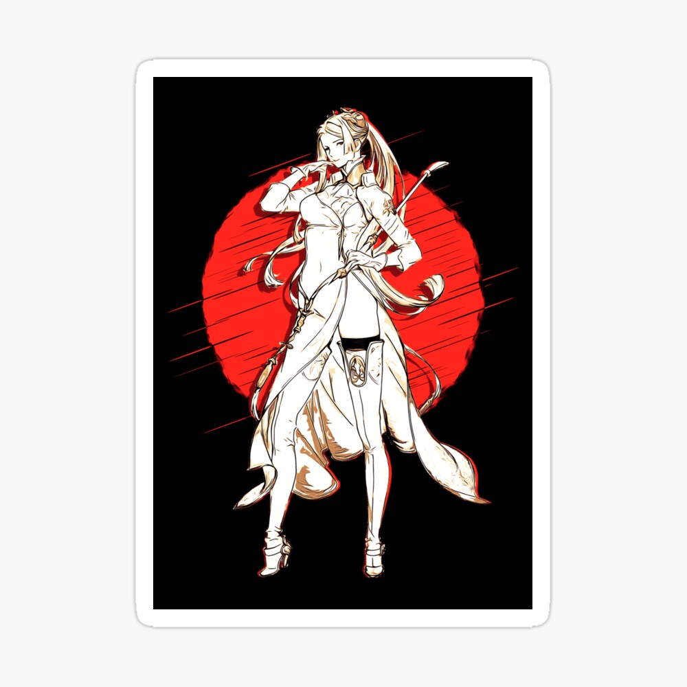 Lámina rígida for Sale con la obra «NieR Automata - Comandante Blanco» de  MyAsianArt | Redbubble