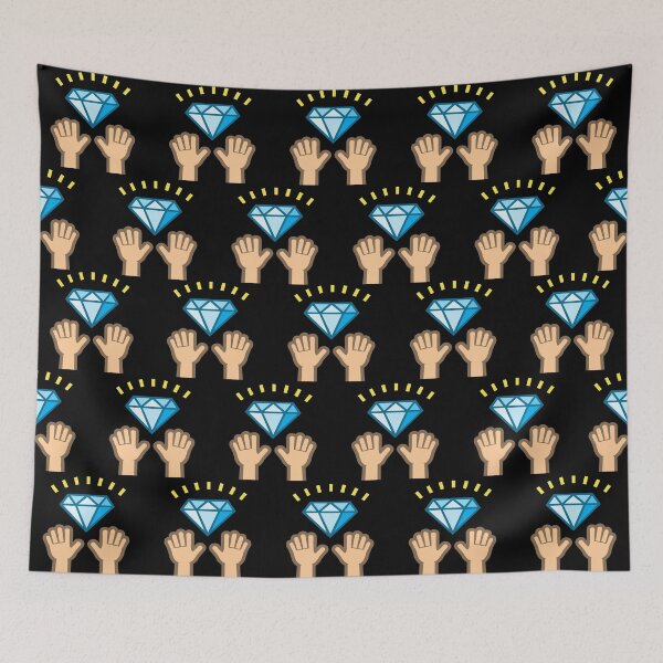 Item preview, Diamond Hands on Black Pattern designed and sold by Sector18.