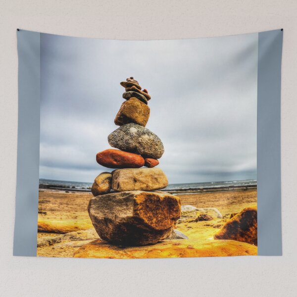 Item preview, Balancing Act Rock Cairn  designed and sold by Paul Thompson Photography.