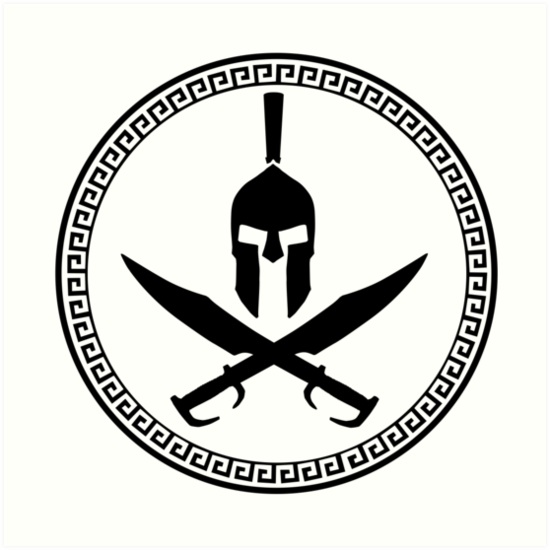 "Spartan Shield" Art Print by dtkindling | Redbubble