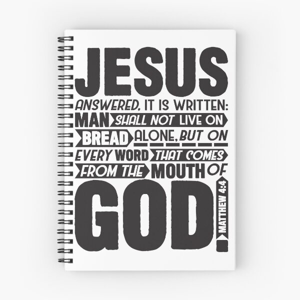 Item preview, Matthew 4:4 designed and sold by plushism.