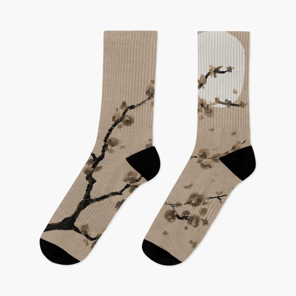 Item preview, White Blossom Sepia Sky & Full Moon designed and sold by JzArt.