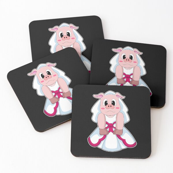 Item preview, Pig as Bride with Wedding dress designed and sold by Snabdesign84.
