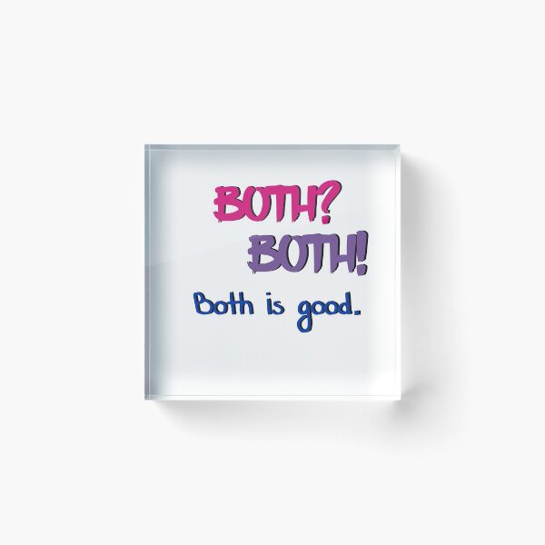 Item preview, Both is good. Bisexual flag colors designed and sold by Samwithbooks.