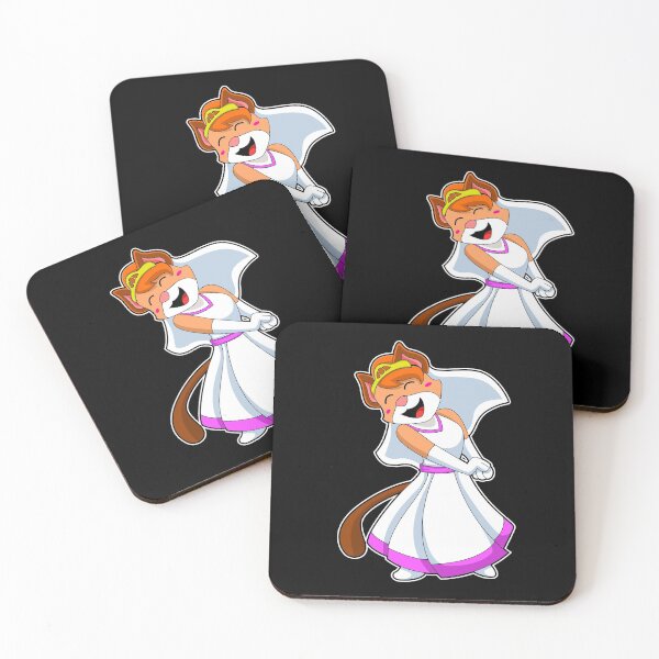 Item preview, Cat as Bride with Wedding dress & Crown designed and sold by Snabdesign84.