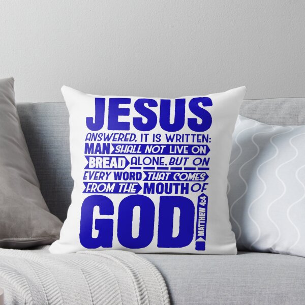 Item preview, Matthew 4:4 designed and sold by plushism.