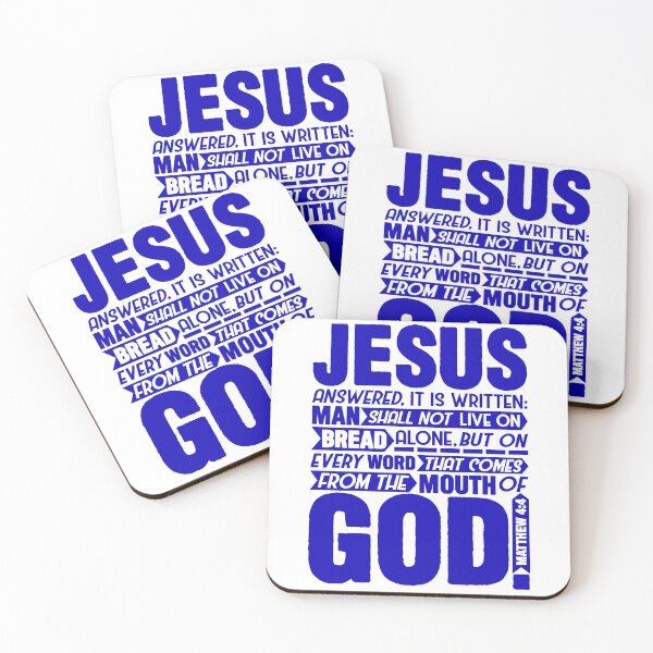 Item preview, Matthew 4:4 designed and sold by plushism.