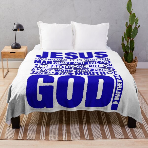 Item preview, Matthew 4:4 designed and sold by plushism.
