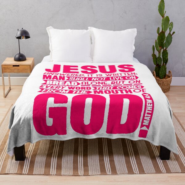 Item preview, Matthew 4:4 designed and sold by plushism.