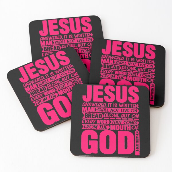 Item preview, Matthew 4:4 designed and sold by plushism.
