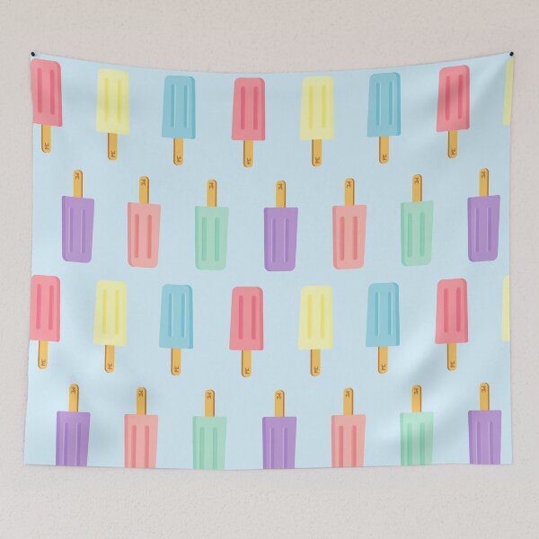 Item preview, Pastel ice lolly pattern designed and sold by MickeyEdwards.
