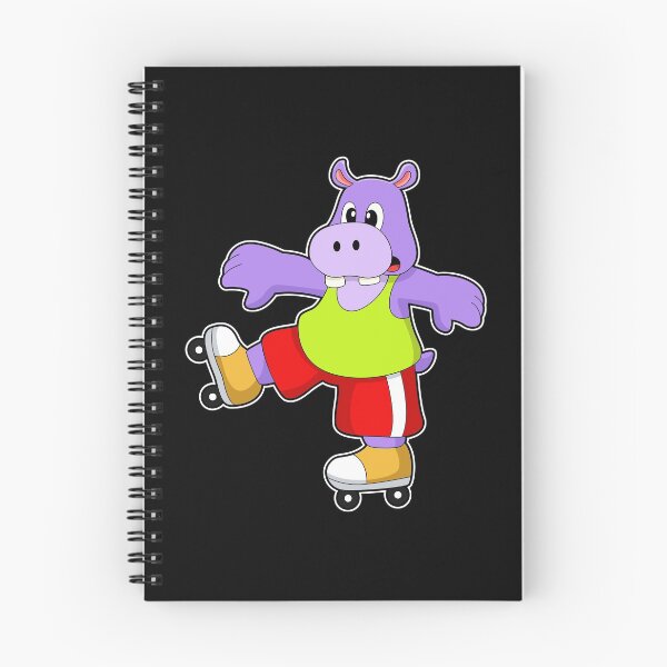 Item preview, Hippo as Skater with Inline skates designed and sold by Snabdesign84.