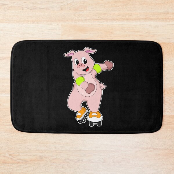 Item preview, Pig Roller skating Roller skates designed and sold by Snabdesign84.