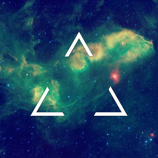 Póster «Triángulo inconformista en el espacio» de ...
