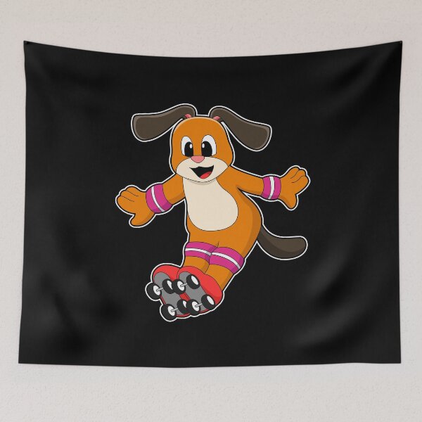 Item preview, Dog as Skater with Inline skates designed and sold by Snabdesign84.
