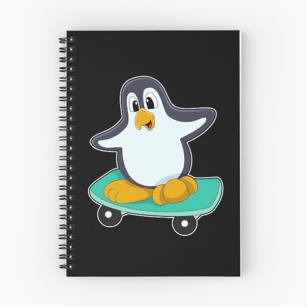 Item preview, Penguin as Skater on Skateboard designed and sold by Snabdesign84.