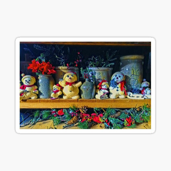 Item preview, Christmas Snowmen and Crocks designed and sold by Redhead1022.
