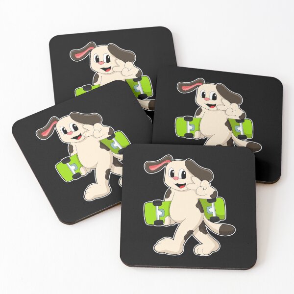 Item preview, Dog as Skater with Skateboard designed and sold by Snabdesign84.