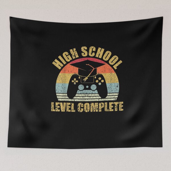 Item preview, High School Graduation Level Complete Gamer Graduation Gifts T-Shirt designed and sold by BanBay.