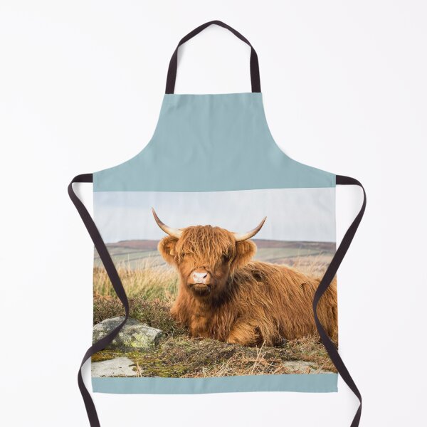 Raspberry Cow Apron for Sale by Jane Stanley