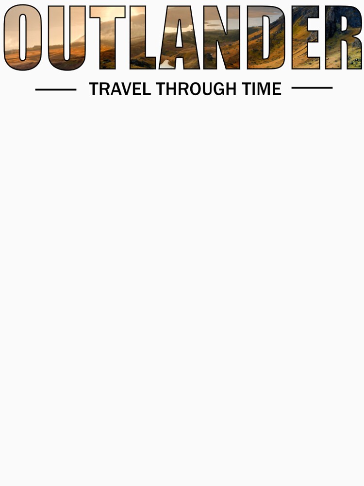 Aperçu 4 sur 4. T-shirt premium avec l'œuvre OUTLANDER - Travel Through time créée et vendue par OutlanderAddict.