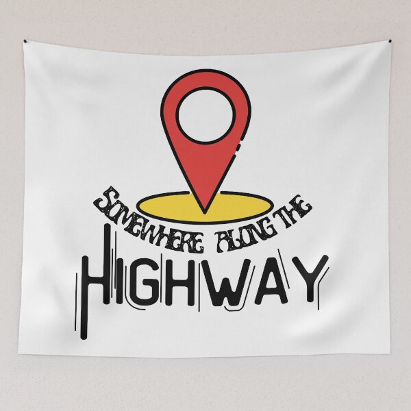 Item preview, GPS Location Traker along the Interstate Highway  designed and sold by Mary Maple.