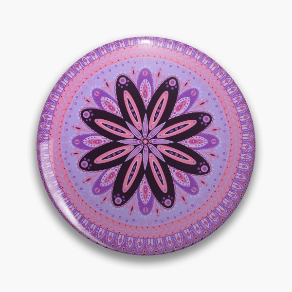 Item preview, Pink and Purple Mandala designed and sold by LizzieLart.