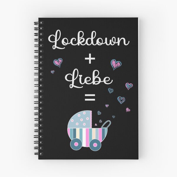 Item preview, Lockdown + Love = Baby - Pregnant designed and sold by Shirt-Designs.