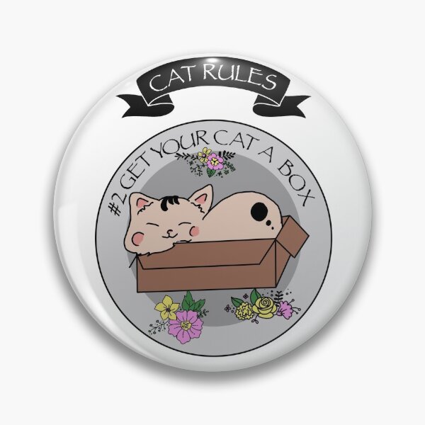 Item preview, Cat in a box - Cat rules #2 designed and sold by LoonyM.