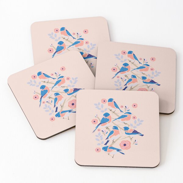 Item preview, Backyard Blue Birds designed and sold by Teetrace.