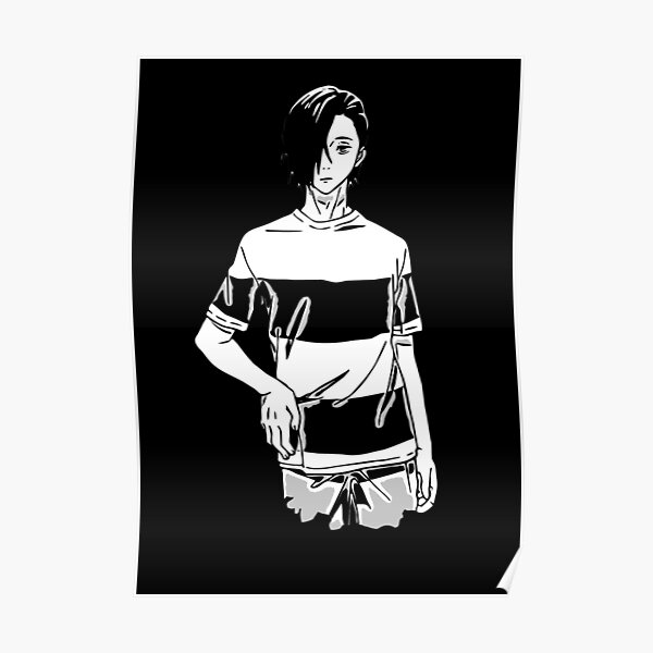 Junpei Yoshino - Jujutsu Kaisen *Black & White* Poster