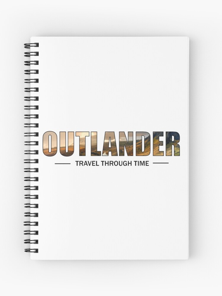 Aperçu 1 sur 3. Carnet avec l'œuvre OUTLANDER - Travel Through time créée et vendue par OutlanderAddict.