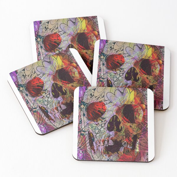 Item preview, Skull and Flowers designed and sold by sgmydesigns.