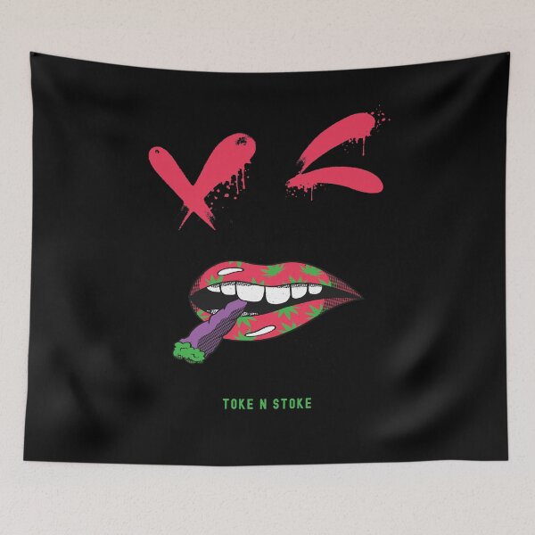 Item preview, Toke n Stoke Cannabis Marijuana Weed Design designed and sold by Coder-T.