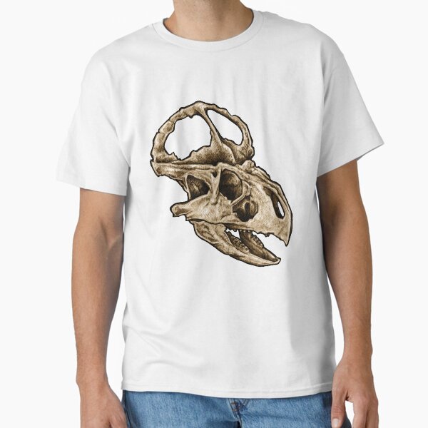 Vista previa del artículo con la obra «Protoceratops de cráneo de dinosaurio», diseñado y vendido por CassWArt.
