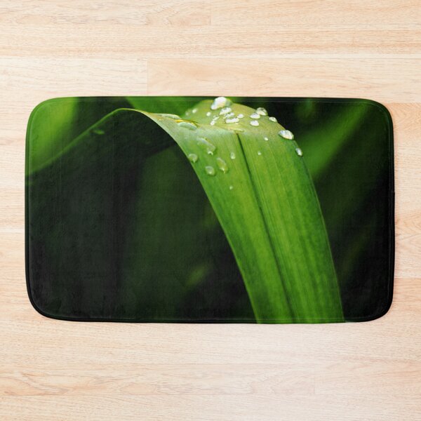 Item preview, Green leaves with rain drops on it designed and sold by Michaelerch.