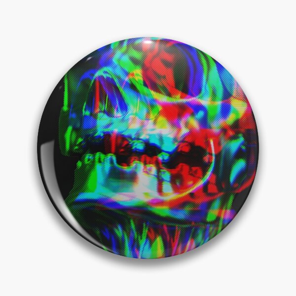 Item preview, Calavera Technicolor - Esqueleto gráfico vibrante - Halloween designed and sold by sgmydesigns.