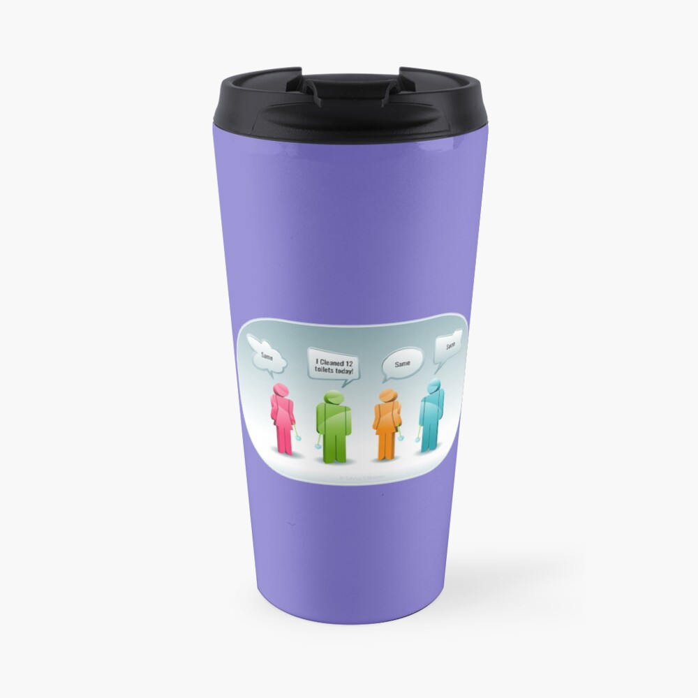 I Cleaned 12 Toilets Toilet Cleaning Bragging Rights Cleaning Lady Gifts Travel Mug