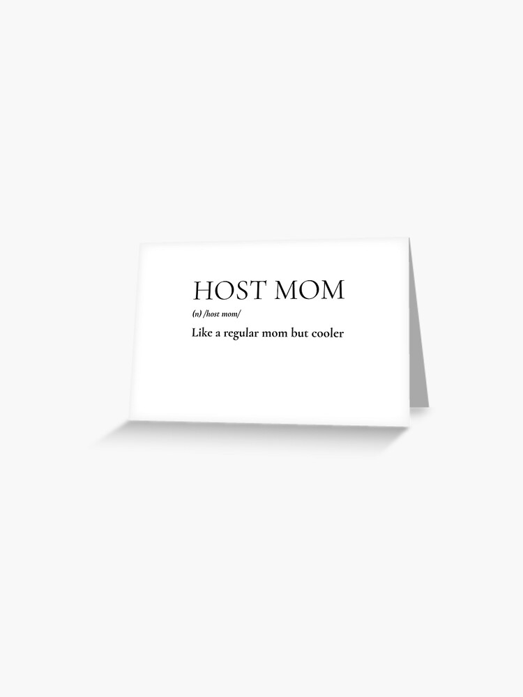 Best host mom ever  Apron for Sale by clara steines