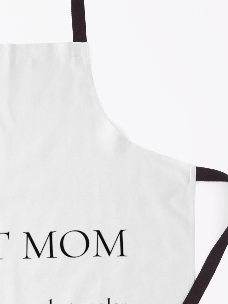 World's best host mom Apron for Sale by clara steines