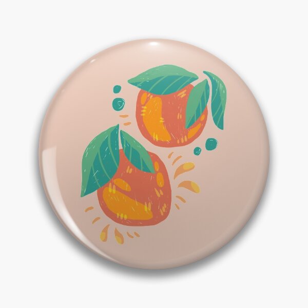 Item preview, orange apricot retro fruit designed and sold by mounakra-design.